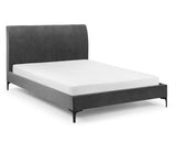 Shelby Diamond Quilted Velvet Super King Bed