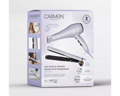 Serenity Hair Dryer & Straightner Set