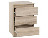 MALVERN 2 DOOR WARDROBE BEDROOM SET - SONOMA OAK EFFECT