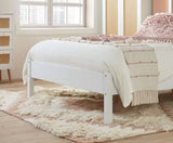 Croxley King Rattan Bed- White