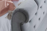 Compton King Bed - Grey