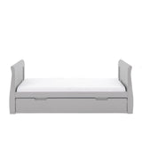 Seren Cot Bed + Breathable Mattress - Warm Grey