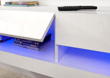 Graze LED 180cm Wall TV Unit-White