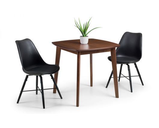 Leighton & Katie Black Dining Set