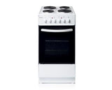 Haden HE51SW 50cm Electric Single Cavity cooker with Solid Plate Hob