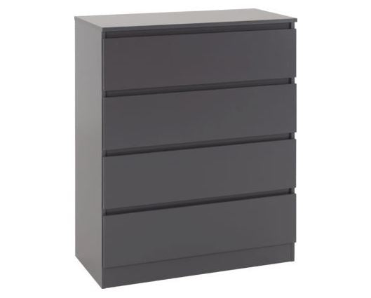 Marcus 4 Drawer Chest - Grey