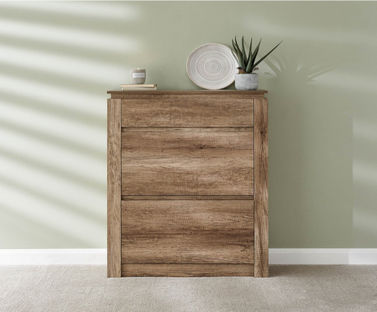 Casis Oak Shoe Cabinet