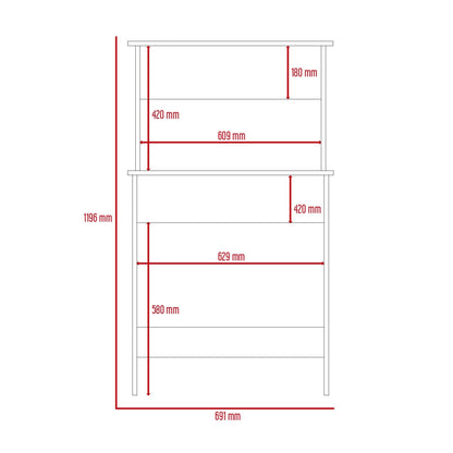 Viva Workstation with Keyboard Shelf
