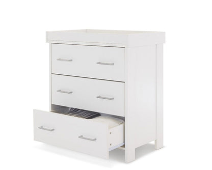 Nina Mini 3 Piece Room Set & Underdrawer - White Wash