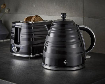 Swan Symphony 2 Slice Toaster Black