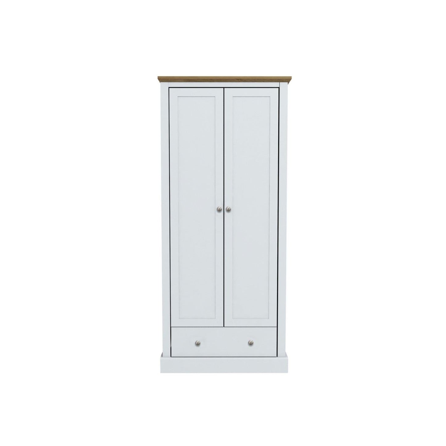 Dagwood 2 Door Wardrobe White