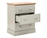 Kinsley 3 Drawer Chest-Grey