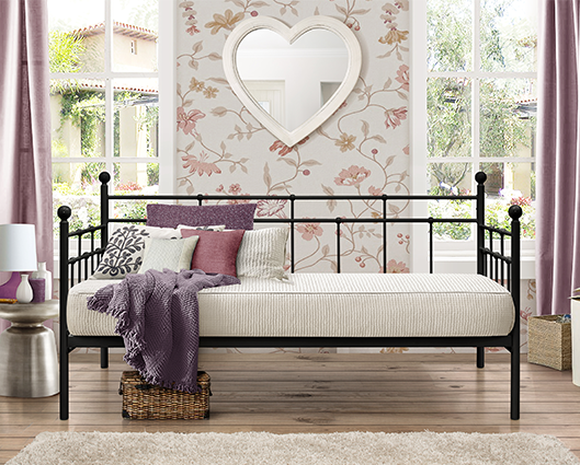Lyon Single Bed- Black