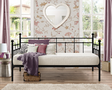 Lyon Single Bed- Black