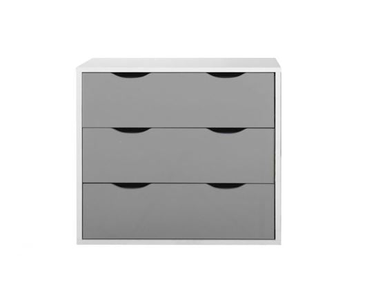 Atrix 3 Drawer Chest-Grey