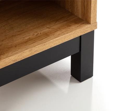 Bali 1 Drawer Bedside Oak