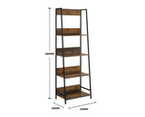 Burr Bookcase with 4 Shelves