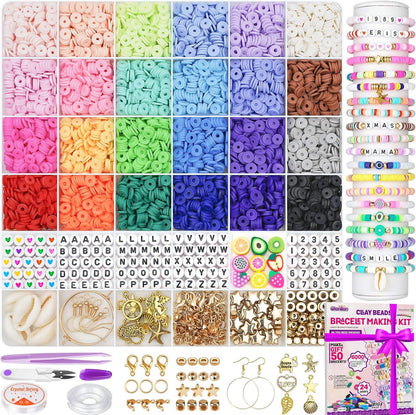 Clay Beads Bracelet Making Kit