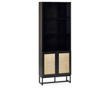 Petra Tall Bookcase- Black