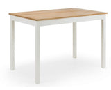 Cacey Rectangular Dining Table-White & Oak