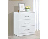 Highbury 3 Drawer Chest - White