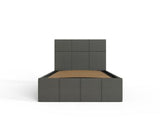 Serena Single Side Lift Ottoman Bed-Grey