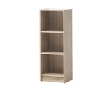 Traditional Medium Narrow Bookcase-Oak