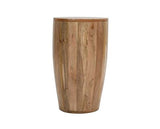 Sutton Solid Wood Drum Side Table