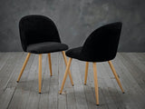Vilmos Dining Chairs Black (PK 2)