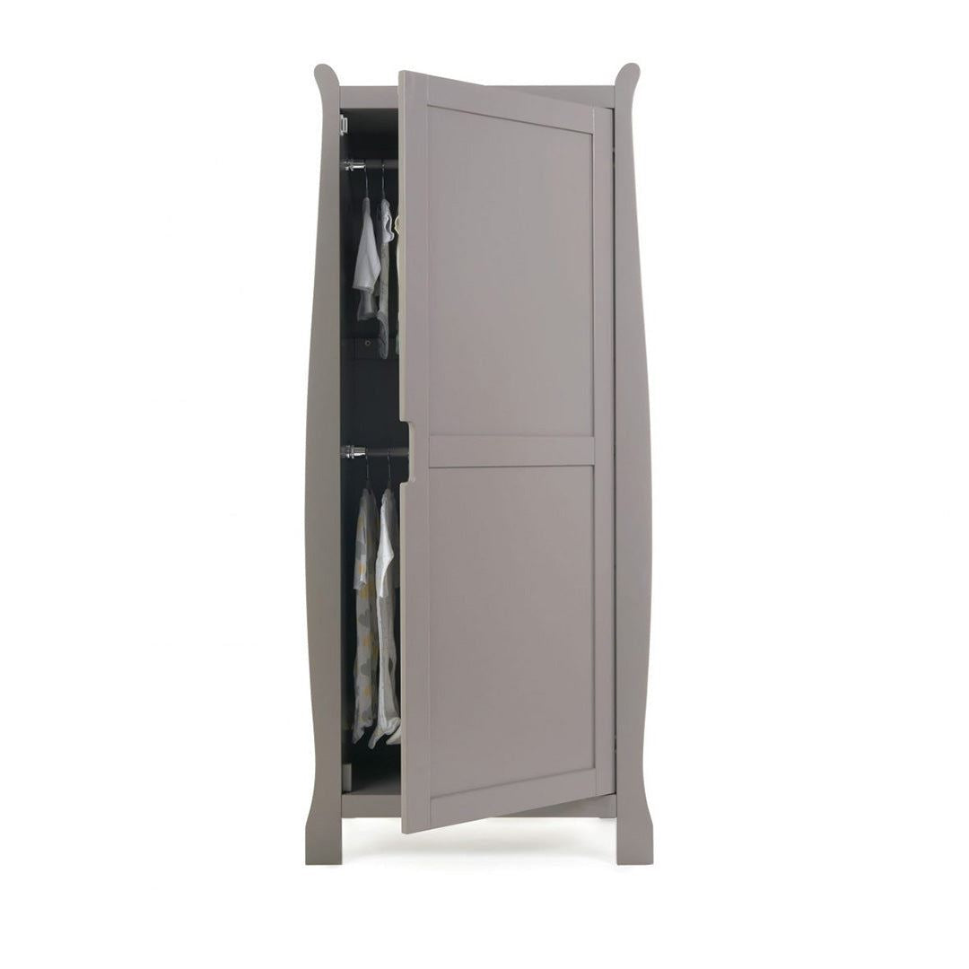 Seren Single Wardrobe-Taupe Grey