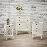 Acela 3 Drawer Chest White