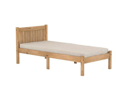 Rio Single Bed- Waxed Pine