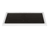 New World NWTOP63DCW 60cm Double Electric Cooker with Ceramic Hob