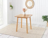 Stetson Dining Table & 4 Ladder Chairs- Oak