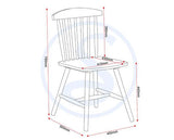 EMERY DINING CHAIR (X2 PER BOX) - DARK GREY