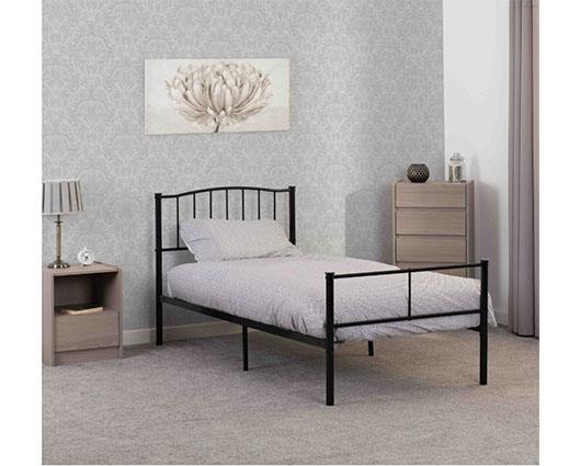 NEWTON 3' BED - BLACK