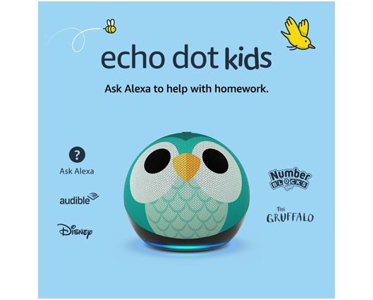 Amazon Echo Dot Kids 5th Generation - Owl