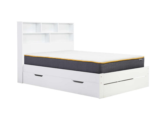 Alfie King Storage Bed - White