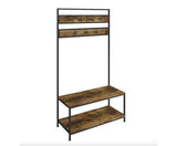 Beau Coat Rack- Dark Oak