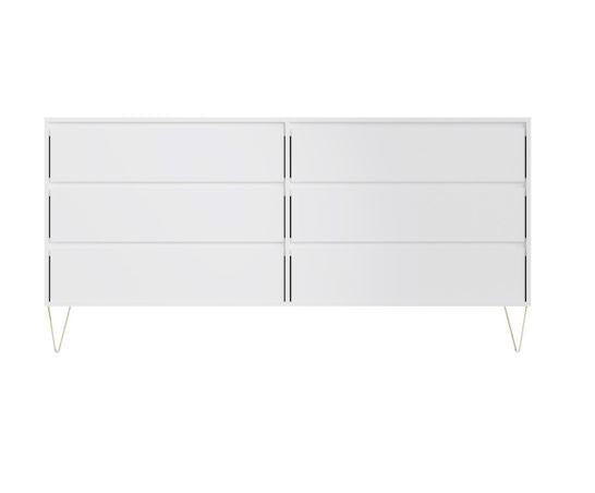 Maeve 6 Drawer Chest- White