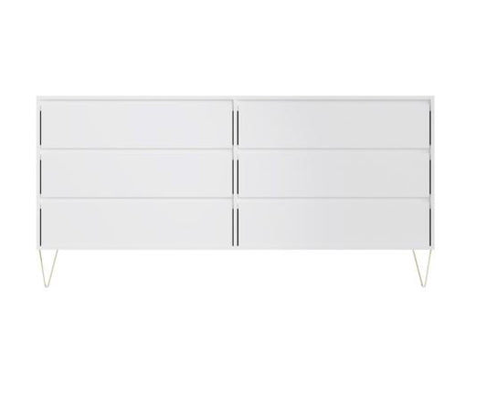 Maeve 6 Drawer Chest- White