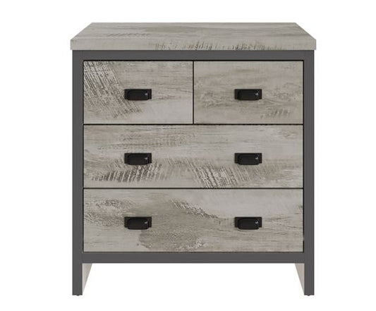 Baxter 2+2 Drawer Chest- Grey