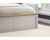 Phoenix Single Ottoman Bed - Pearl Grey