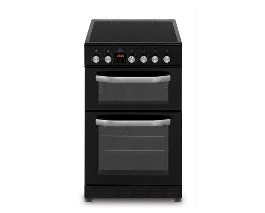 New World NWTOP53DCB 50cm Double Cavity Electric Cooker with Ceramic Hob