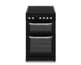 New World NWTOP53DCB 50cm Double Cavity Electric Cooker with Ceramic Hob