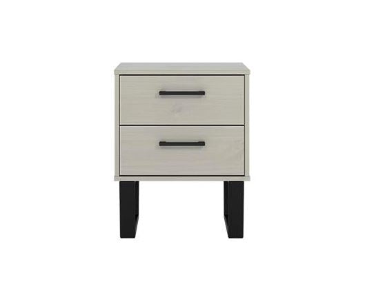 Telv 2 Drawer Bedside Cabinet