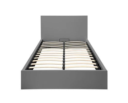 Oslo Double Ottoman Bed - Grey