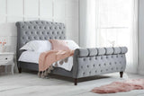 Compton King Bed - Grey
