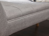 Mula Uplholstered Bench-Grey