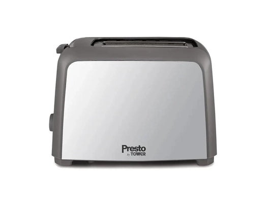 Tower Presto 2 Slice Toaster Brushed Stainless Steel